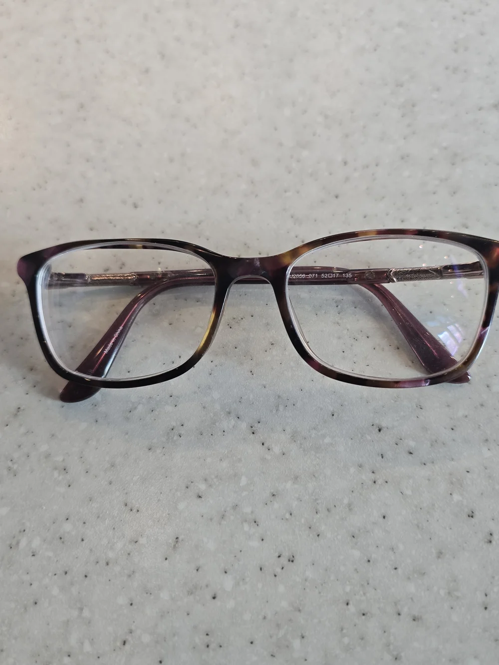 GUESS GU2658 071 Eyeglasses Frames Brown Tortoise Pink 52-17-135 Women's